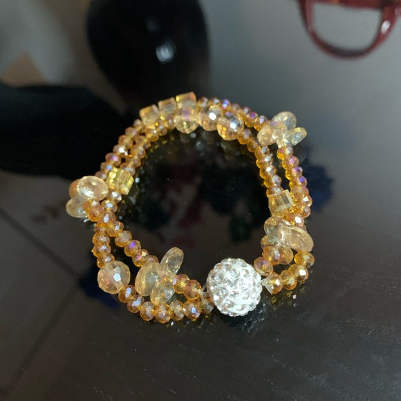 Shiny crystals bracelet🤎 - Picture 2 of 6